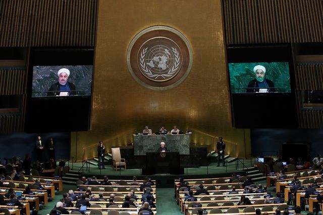 Nucléaire : tensions à l'ONU entre les Etats-Unis et l'Iran, Macron cherche à calmer le jeu