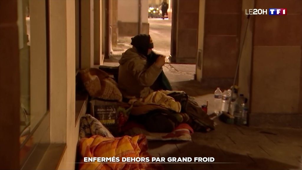 Des sans-abri enfermés dehors par grand froid à Strasbourg