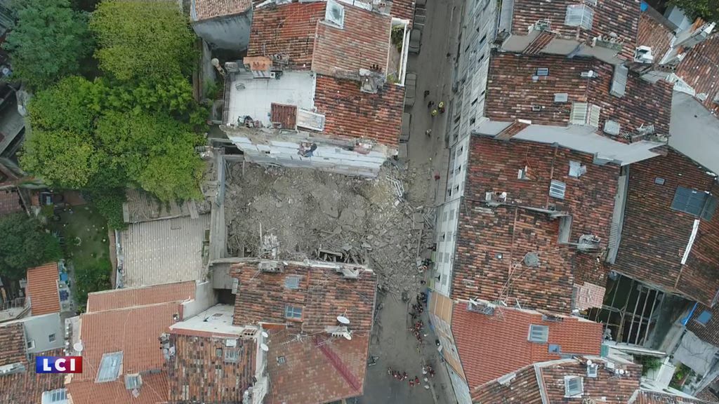 EN DIRECT - Immeubles effondrés à Marseille : un troisième corps découvert, les images du drone des marins-pompiers