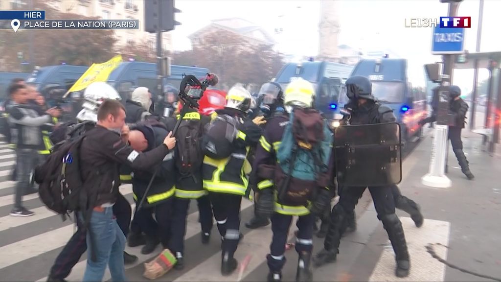 Manifestation des pompiers : plusieurs blessés et six interpellations