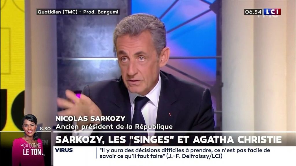 Nicolas Sarkozy s'attire les foudres à gauche après ses propos dans Quotidien