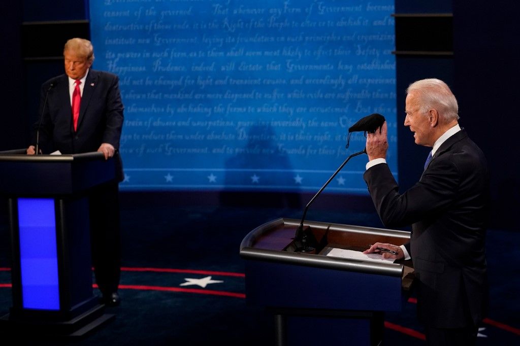 EN DIRECT - Présidentielle américaine : un débat presque normal entre Trump et Biden à quelques jours du vote