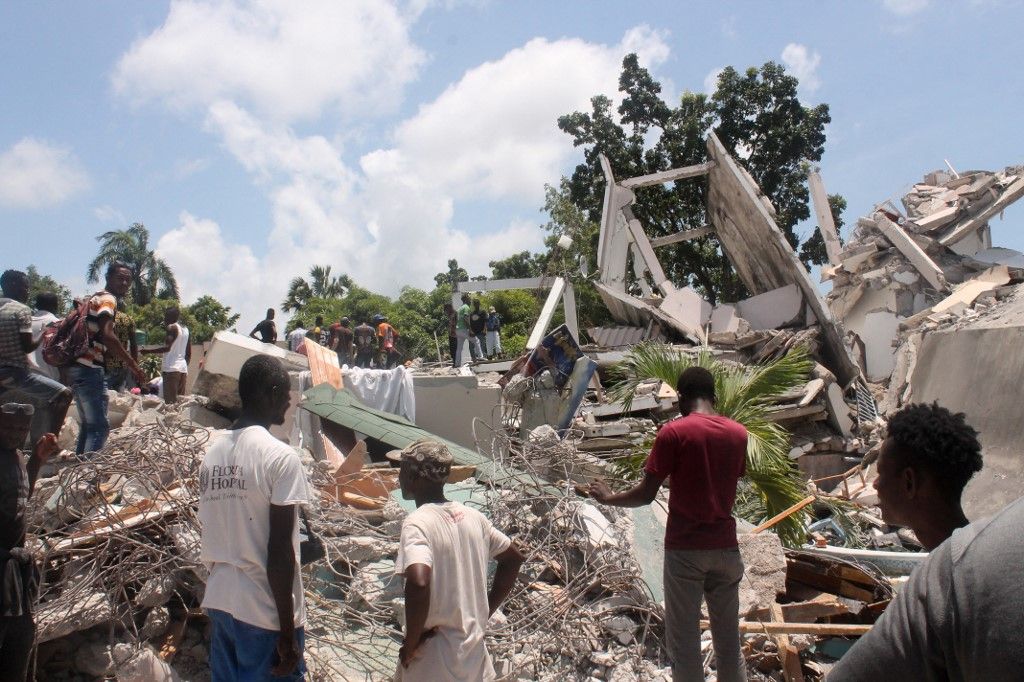 EN DIRECT - Haïti : le bilan s'alourdit à 2189 morts, cinq jours après le séisme