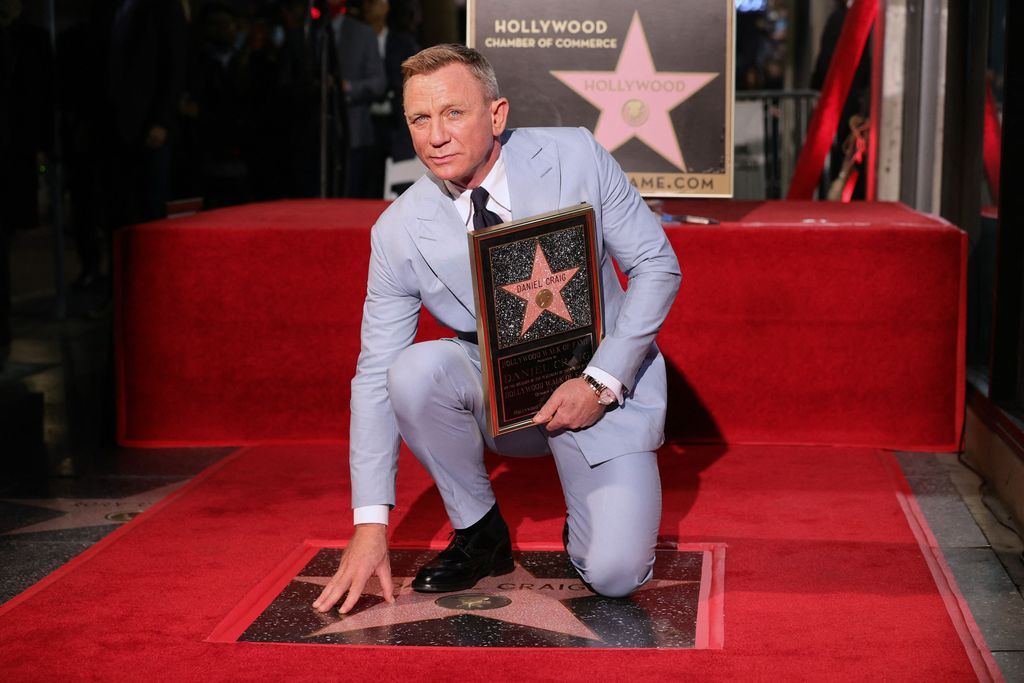 Daniel Craig a reçu son étoile à Hollywood : 
