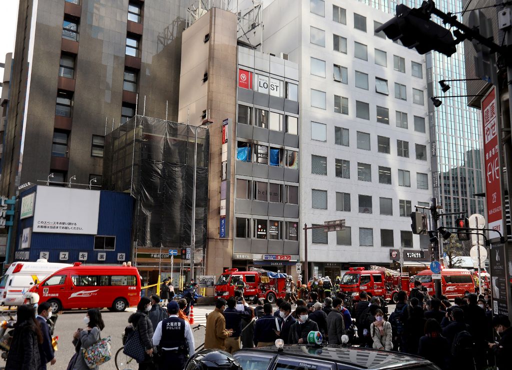 Un incendie dans un immeuble fait 27 morts présumés à Osaka, au Japon