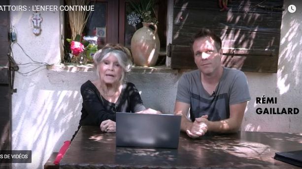Dans une vidéo choc, Brigitte Bardot et Rémi Gaillard demandent la vidéosurveillance dans les abattoirs