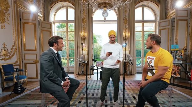 McFly et Carlito publient la vidéo du concours d'anecdotes avec Macron