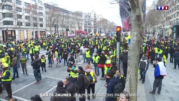 Gilets jaunes : les manifestations parisiennes