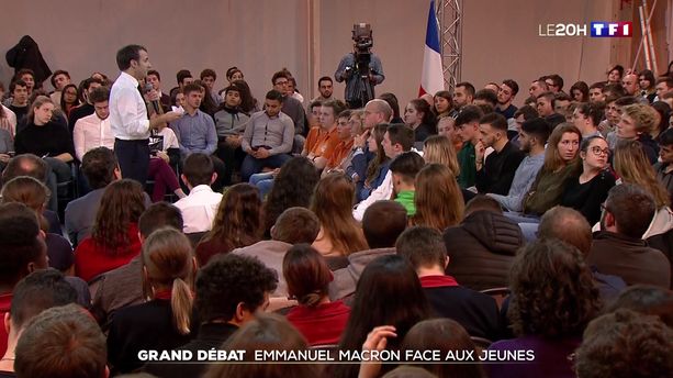Grand Débat : Emmanuel Macron face aux jeunes