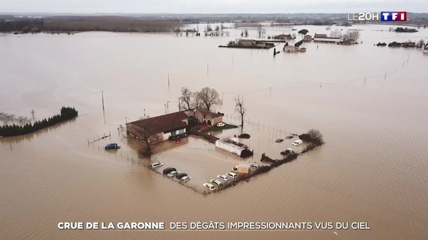 Inondations dans le Sud-Ouest : les images aériennes des dégâts