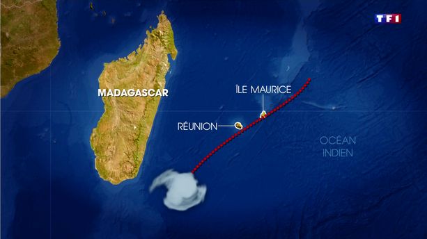 Le cyclone Berguitta s'approche de l'Île de la Réunion