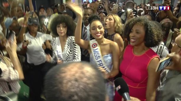 Miss France 2020 : les images du retour triomphal de Clémence Botino en Guadeloupe