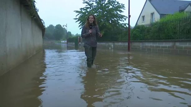 VIDÉO - Orages et intempéries dans l'Eure : un mort à Piseux, la ville de Breteuil inondée