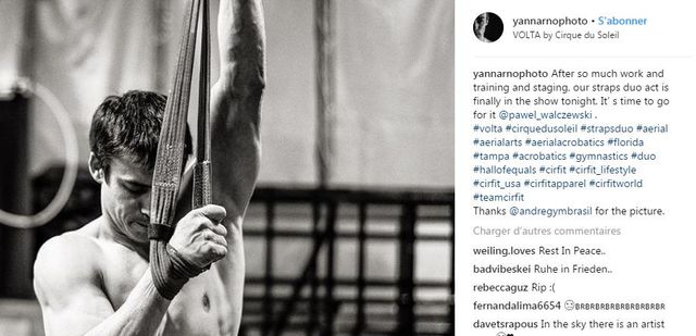 Qui était Yann Arnaud, l'acrobate français mort en plein show du Cirque du Soleil ?