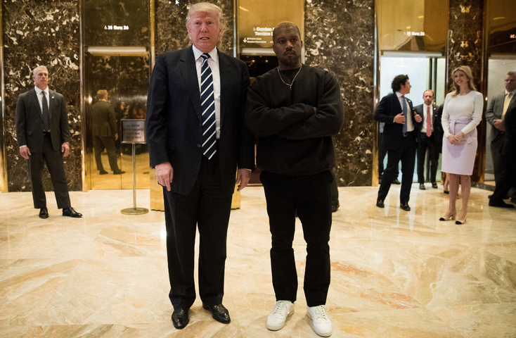 Kanye West à la Maison Blanche ? Donald Trump trouve ça 