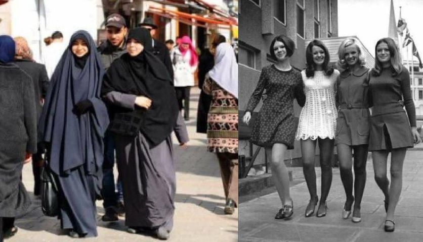De la mini-jupe au hijab ? Des photos illustrant à tort 50 ans d'écart à Roubaix enflamment les réseaux sociaux
