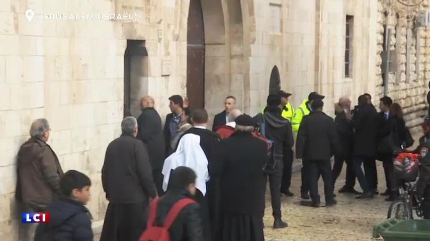 VIDÉO - Jérusalem : altercation entre services de sécurité français et israélien aux portes de l'église Sainte-Anne avant la venue de Macron