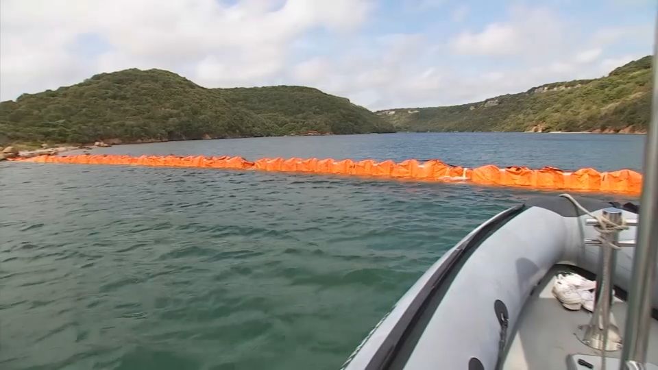 Corse : des barrages flottants pour repousser la pollution aux hydrocarbures